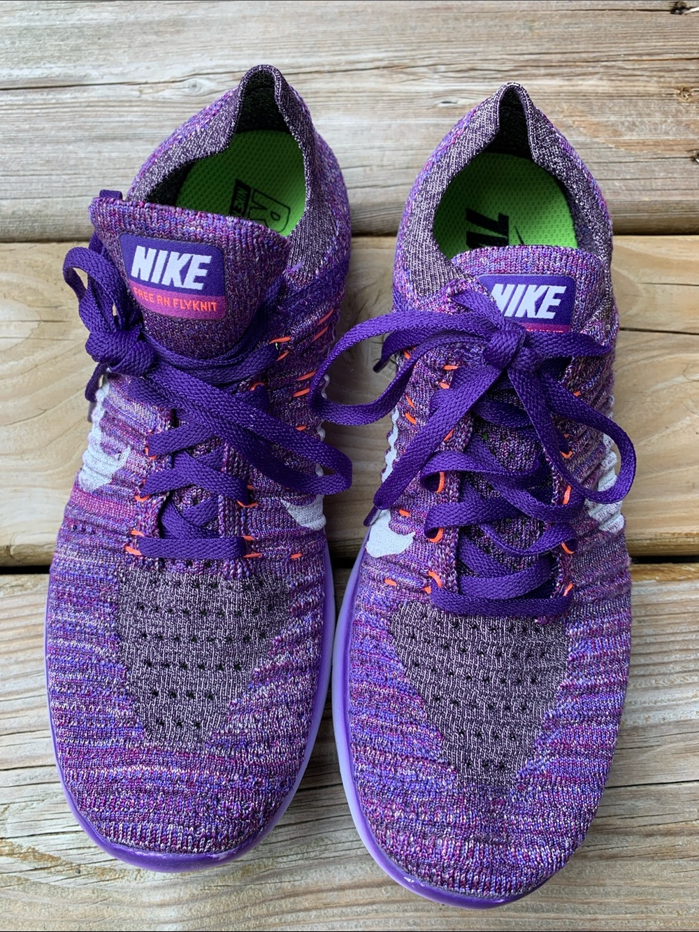 Nike Free RN Flyknit Running Shoes Size 7.5